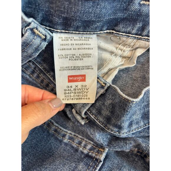 Wrangler Carpenter Jeans Relaxed Fit Blue 34 X 32 - Picture 5 of 5